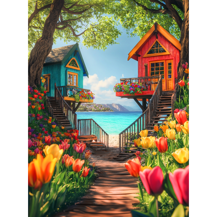 Diamond Painting with subframe