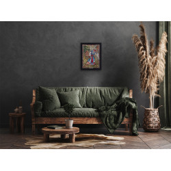 Набор для вышивания крестом PANNA "Славянская мифология. Баба Яга" 27x36.5 см PVS-7408