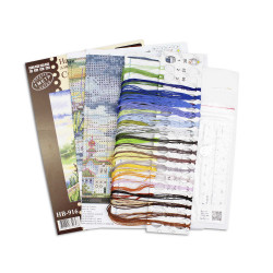 Kreuzstich-Set „Harmonie des Morgens“ 20x16 cm SNV-916