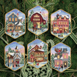 Ornaments Christmas Village D08785