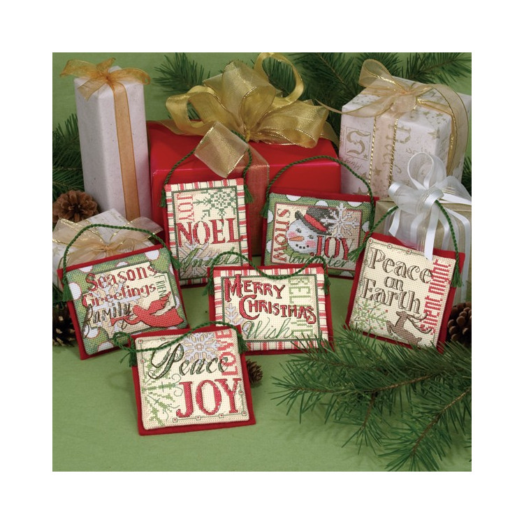 Christmas Sayings Ornaments  D08827