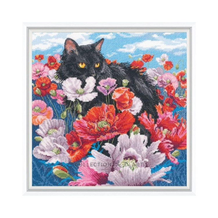 Kreuzstich-Set "Lieblicher Sommer!" 30x30 cm RTOM913