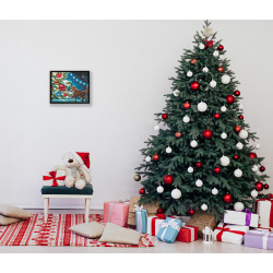 Kryželiu siuvinėjimo rinkinys PANNA "Neklaužada kačiukas" 25x19.5 cm PPR-7425