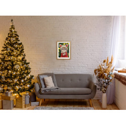 Kryželių siuvinėjimo rinkinys PANNA "Naujametinė nuotaika" 16x21 cm PPR-7263