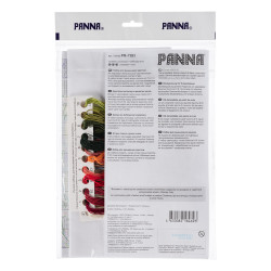 Kryželių siuvinėjimo rinkinys PANNA "Naujametinė nuotaika" 16x21 cm PPR-7263