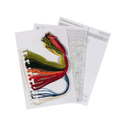 Kryželių siuvinėjimo rinkinys PANNA "Naujametinė nuotaika" 16x21 cm PPR-7263