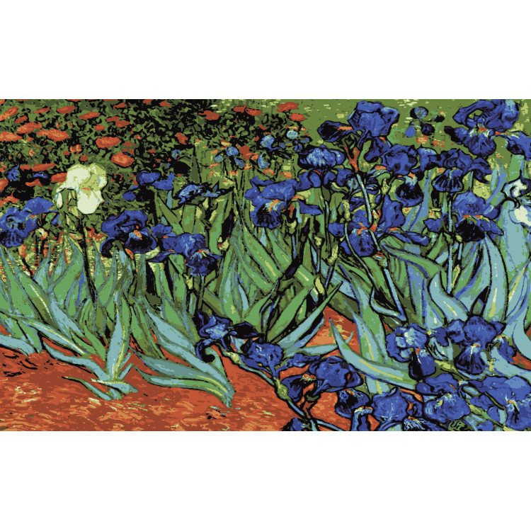 Gedruckte Leinwand 50x80 Iris, (Van Gogh) CDA14282