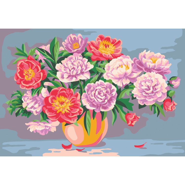 Printed Canvas 50x70 Peonies CDA12960W