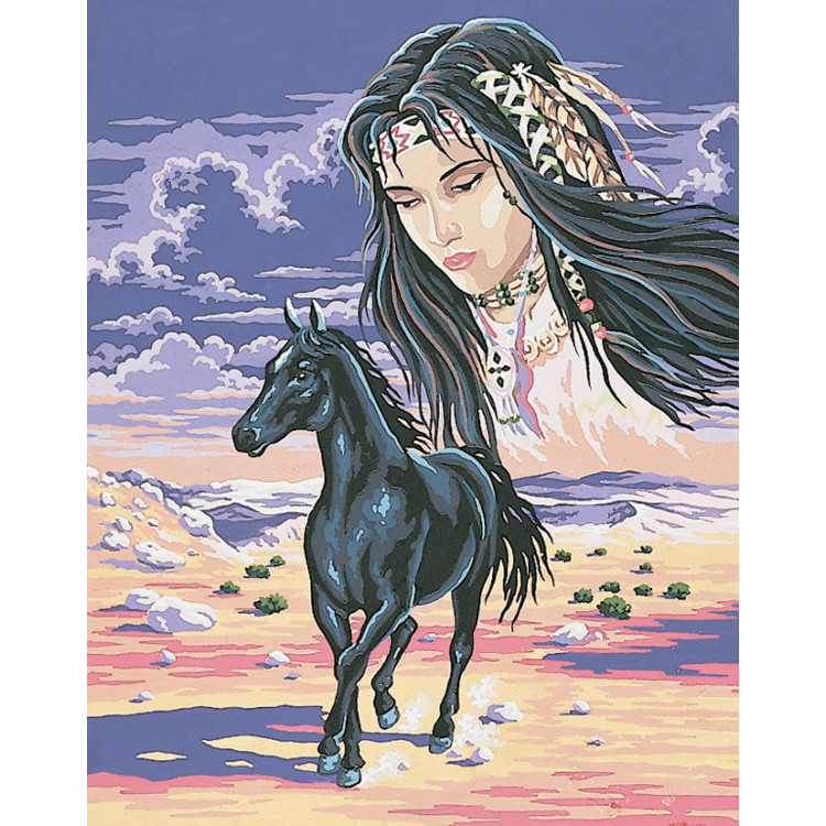 Spausdinta drobė 50x40 Indian Spirit CDA11453