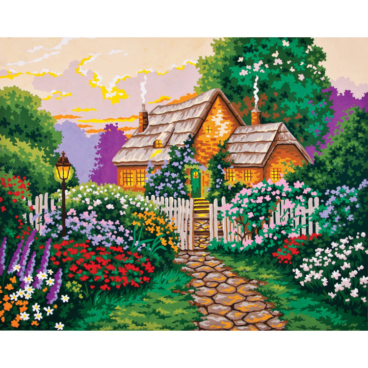 Spausdintas drobės paveikslas 50x40 Sodo vartai CDA11511