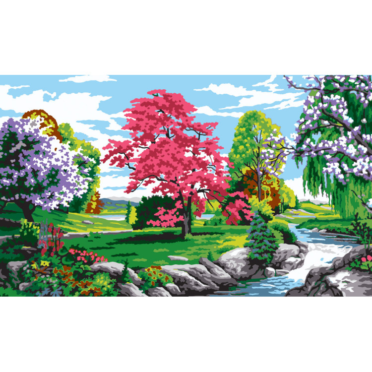 Printed Canvas 30x52 Spring Time CDA11562