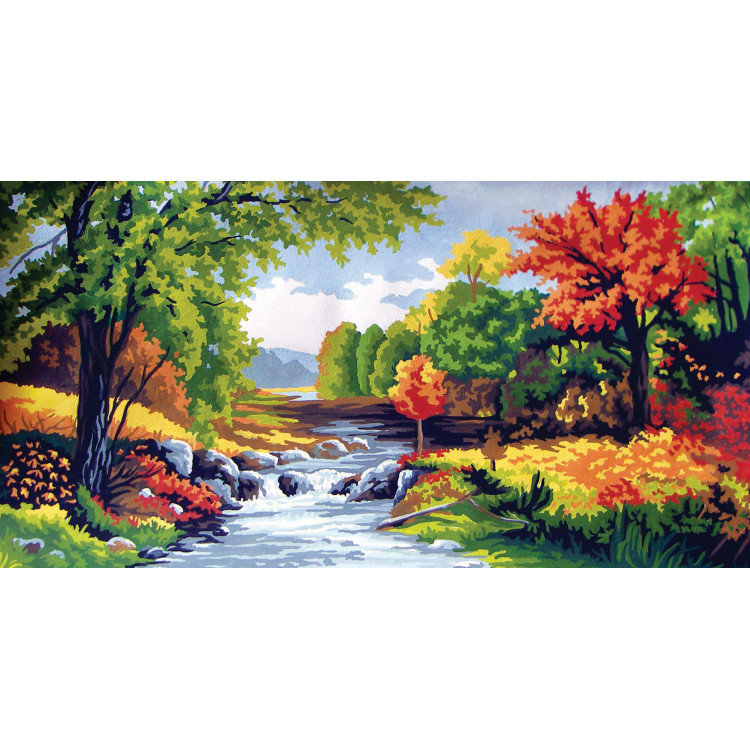 Gedruckte Leinwand 30x52 Herbstzeit CDA11563