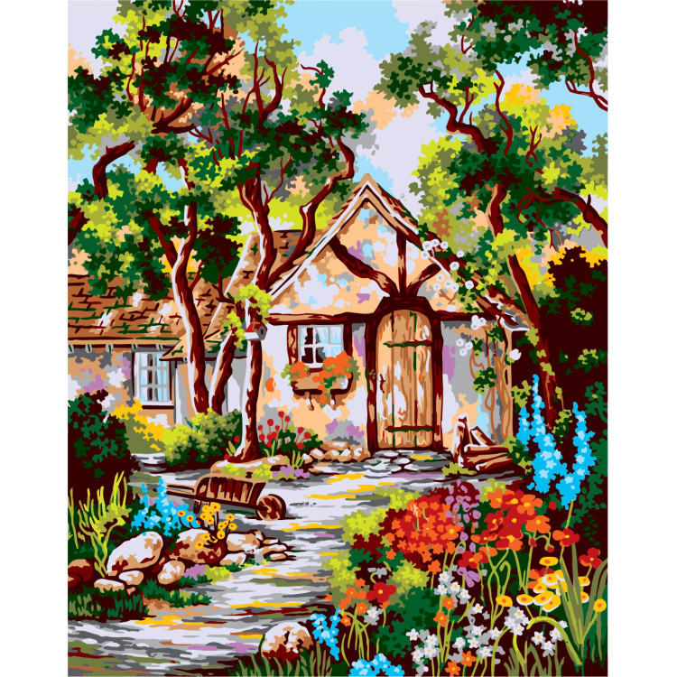 Печатный холст 50x40 Rustic Cottage CDA11851