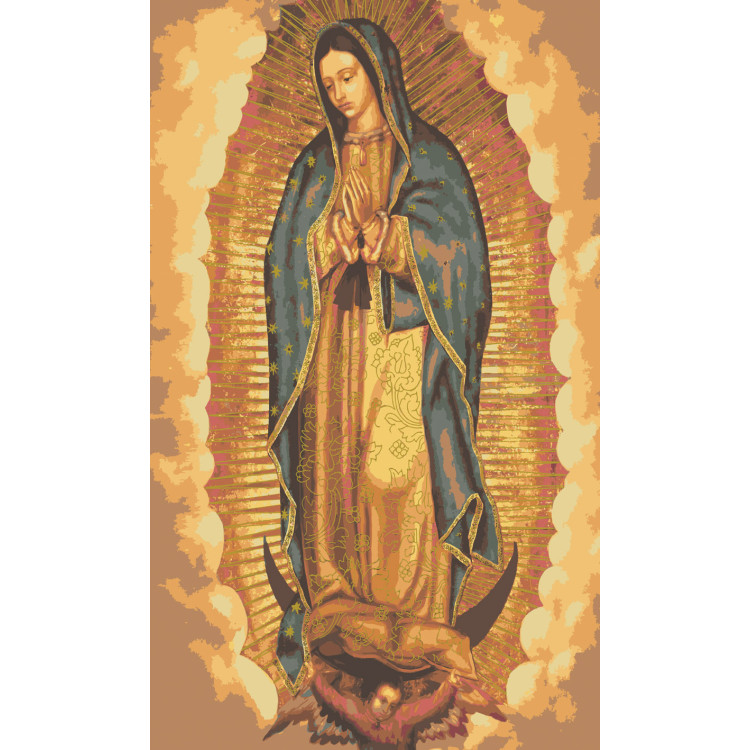 Printed Canvas 50x30 Our Lady of Guadeloupe CDA11862