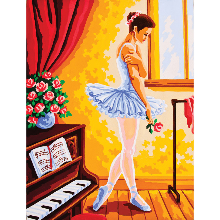 Printed Canvas 30x40 Ballet Lesson CDA10369