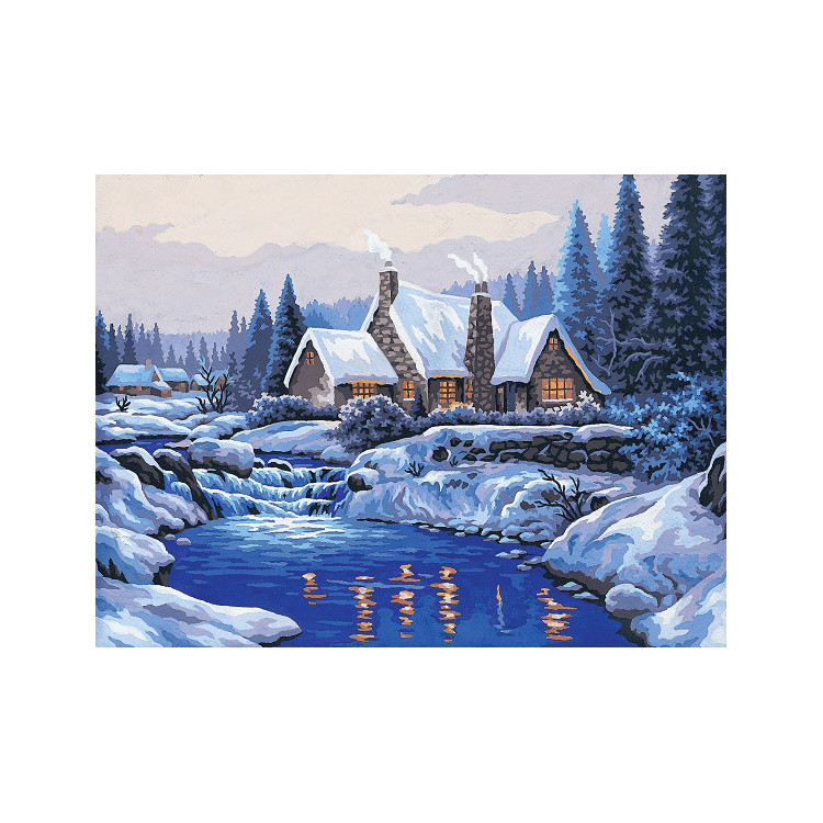 Printed Canvas 30x40 Reflections in the Snow CDA10383W