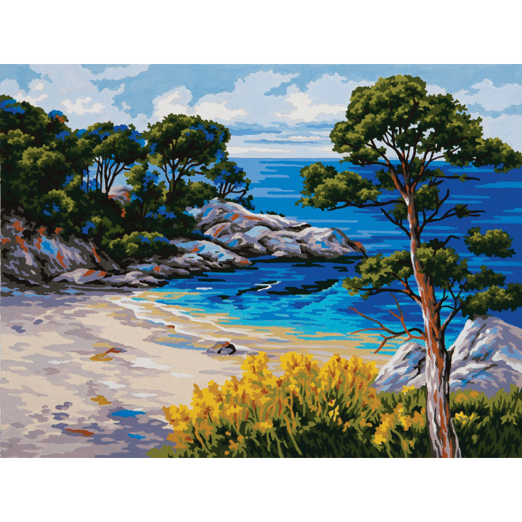 Spausdinta drobė 30x40 Uolingas įlankos CDA10458