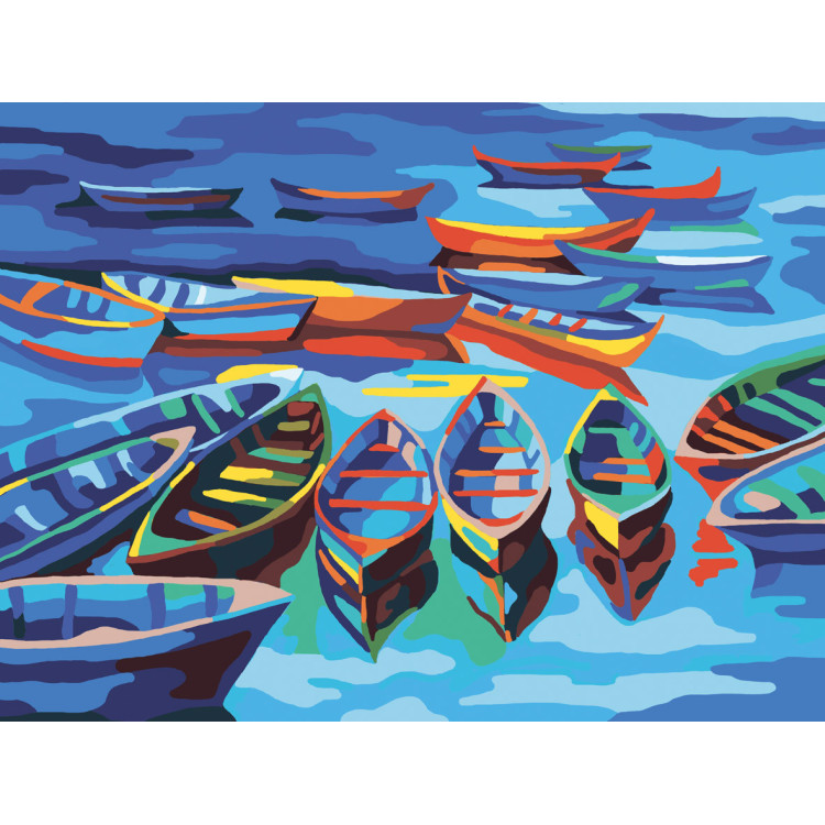 Gedruckte Leinwand 30x40 Boote CDA10481