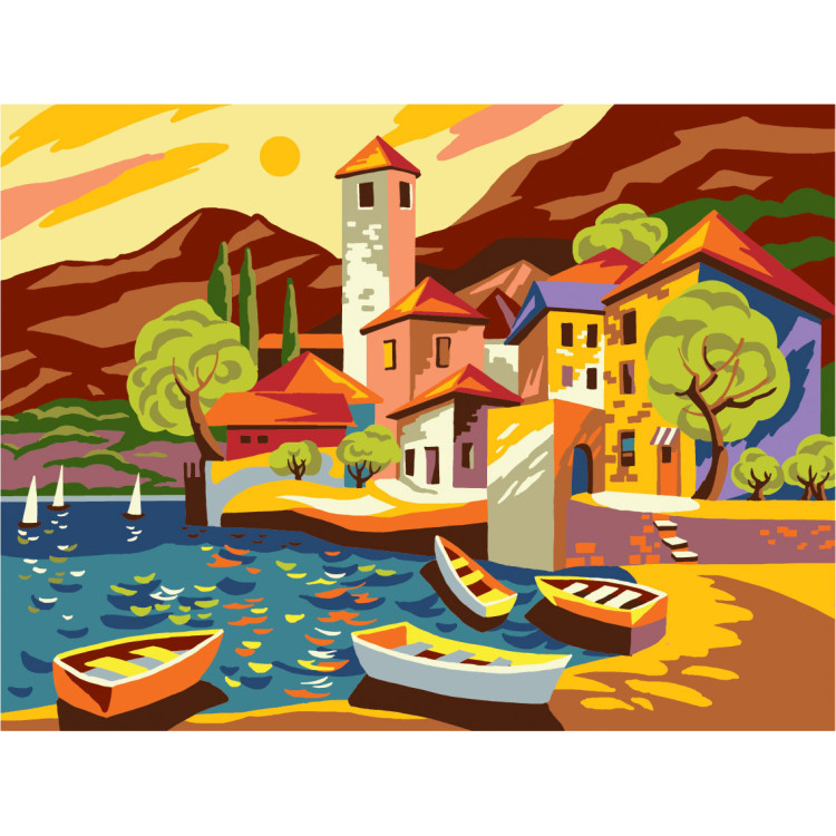 Bedruckte Leinwand 30x40 Port CDA10482