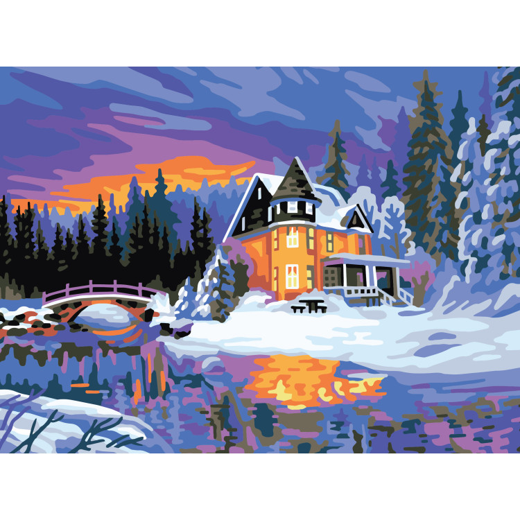 Печатный холст 40x30 Winter2 CDA10517W