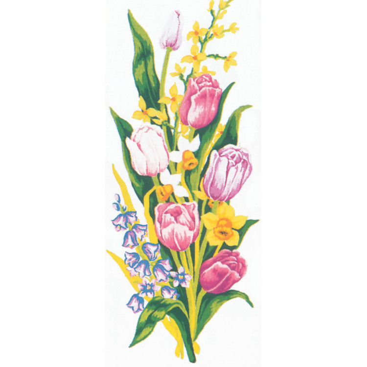 Spausdintas drobė 21x49 Tulips CDA8011