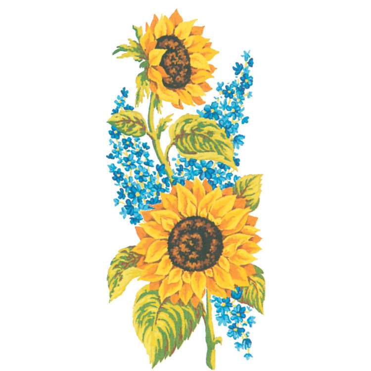 Printed Canvas 21x49 Sunflowers CDA8015