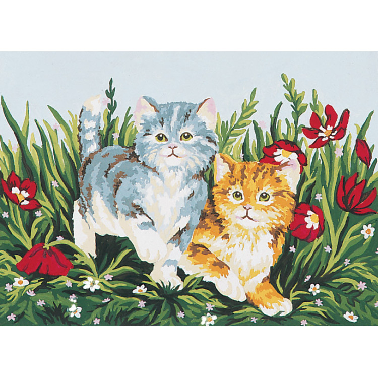 Printed Canvas 22x30 Playful Kittens CDA6032