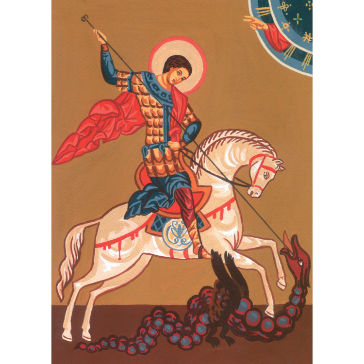 Printed Canvas 22x30 St George CDA6065