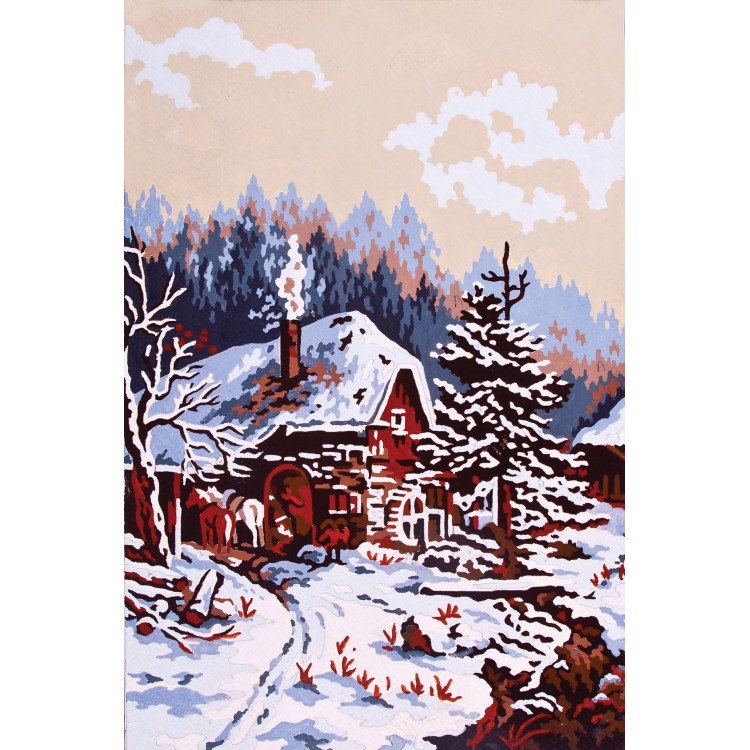 Printed Canvas 20x30 Snow Scene CDA6138