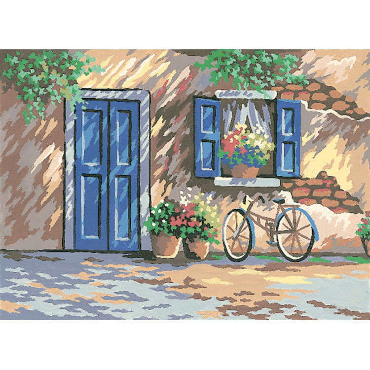 Printed Canvas 20x30 Blue Door CDA6151