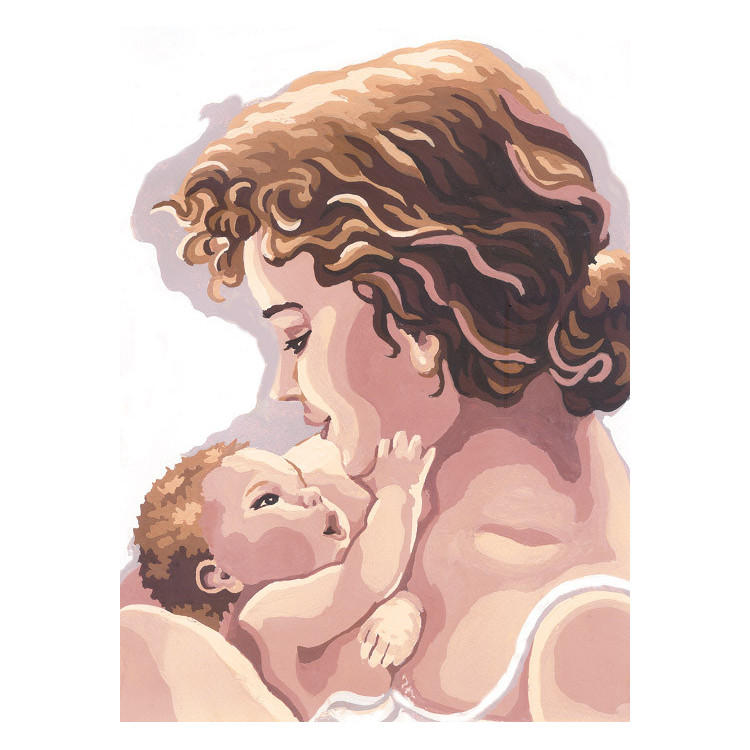 Печатное полотно 22x30 Мать и дитя CDA6218