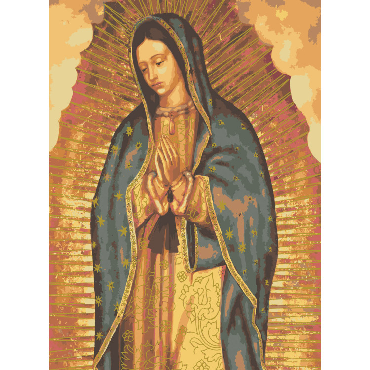 Gedruckte Leinwand 22x30 Unsere Liebe Frau von Guadeloupe CDA6271