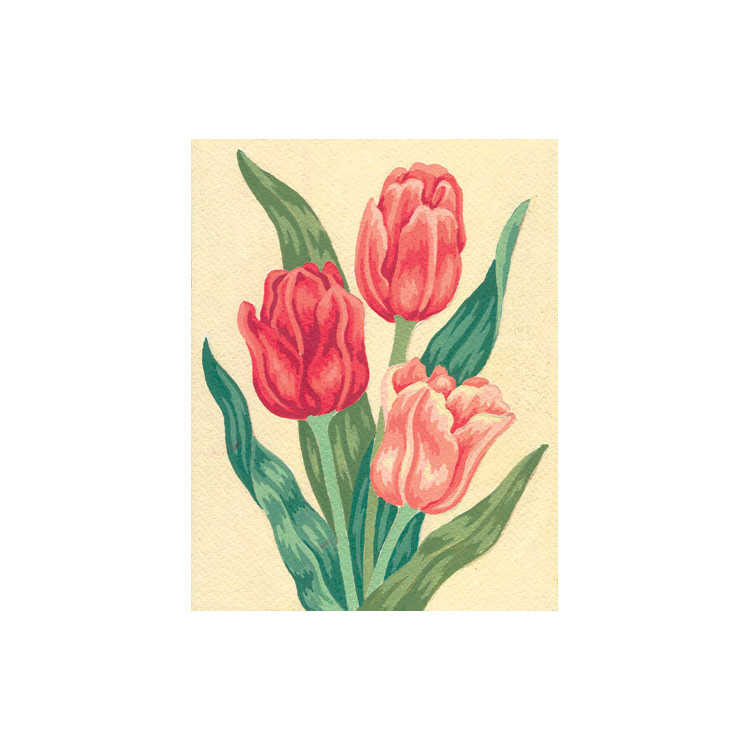 Gedruckte Leinwand 14x18 Tulpen CDA3105