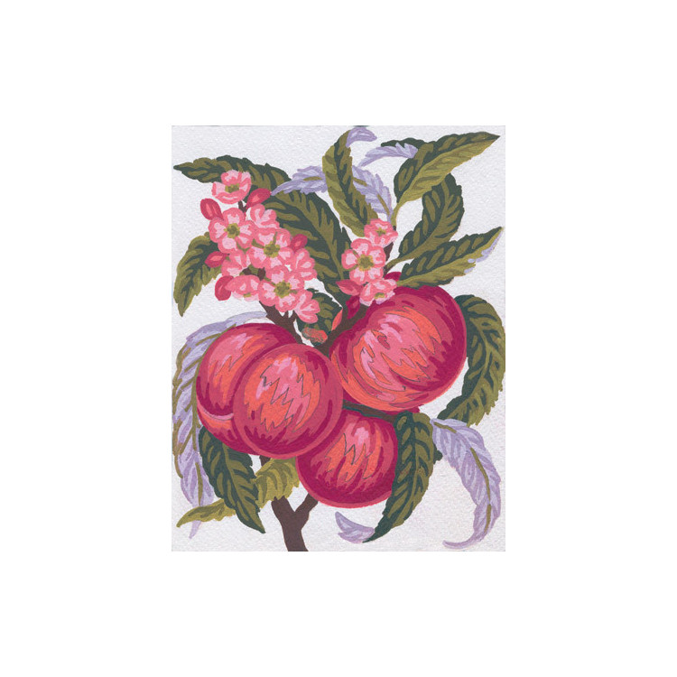 Bedruckte Leinwand 14x18 Pfirsiche CDA3160