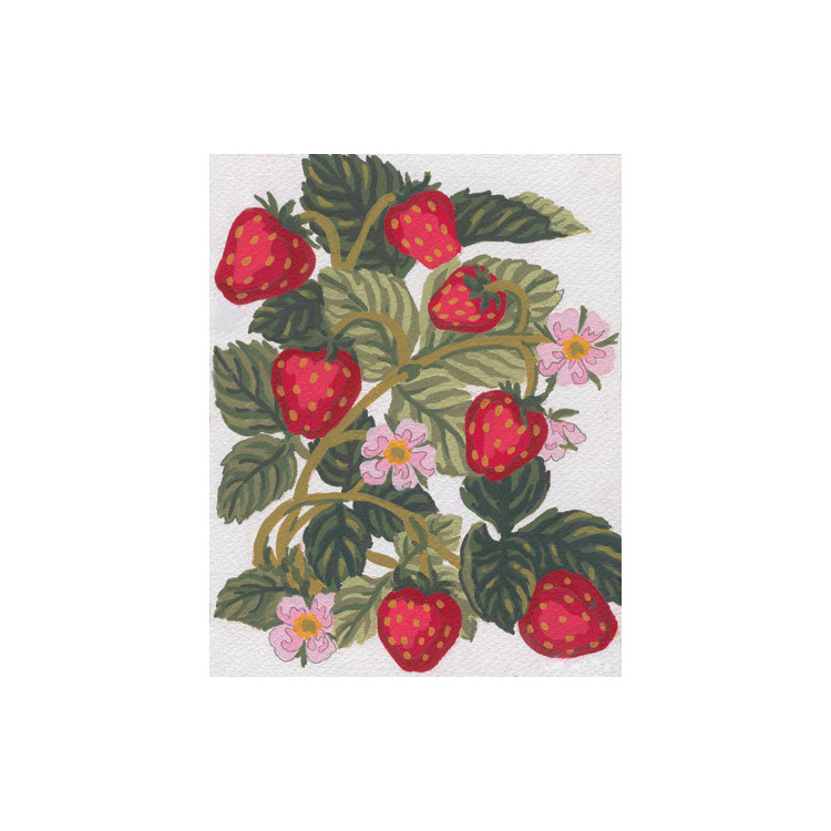Печатное полотно 14x18 Клубника CDA3161