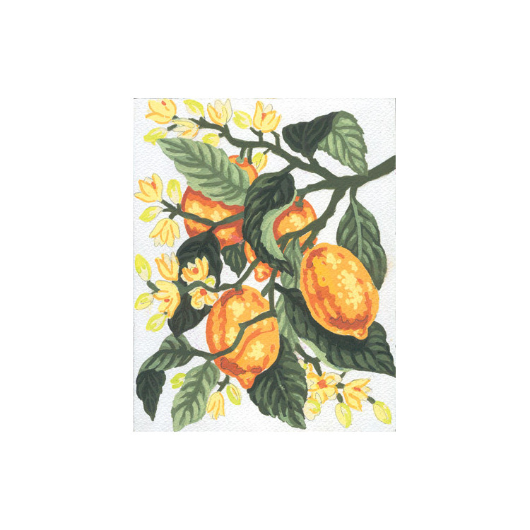 Bedruckte Leinwand 14x18 Zitronen CDA3162
