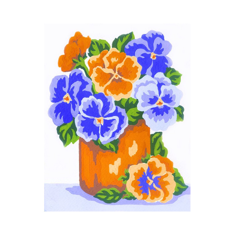 Printed Canvas 14x18 Flowers in a vase CDA3232