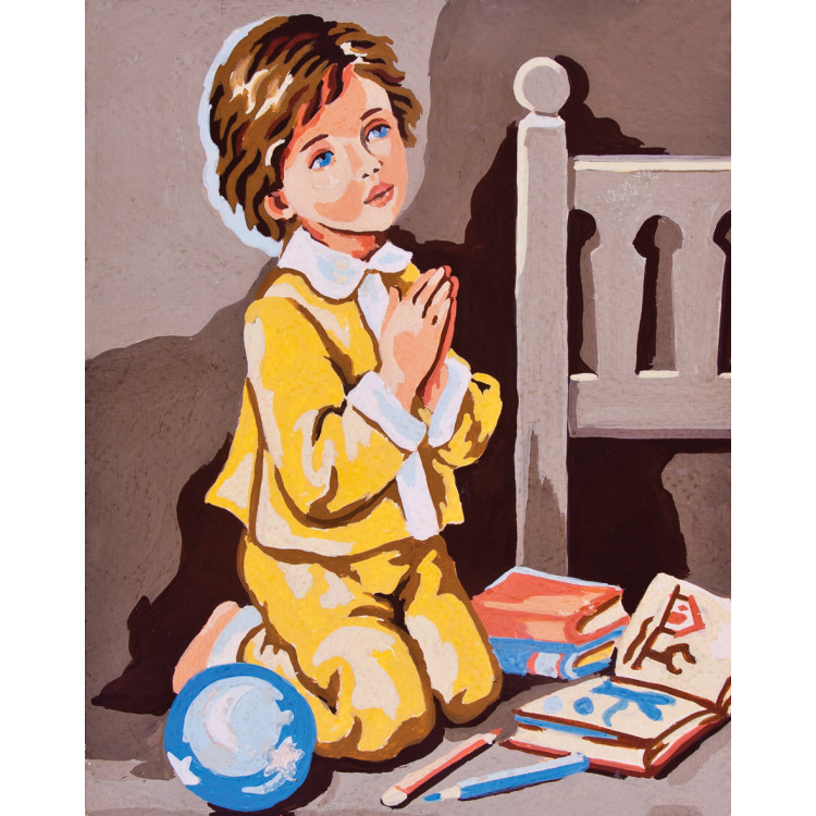 Spausdinta drobė 14x18 Miego maldos CDA3295