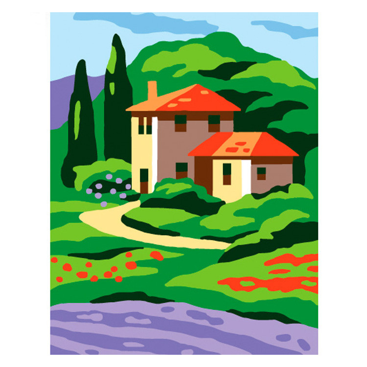 Spausdinta drobė 14x18 Cottage CDA3335