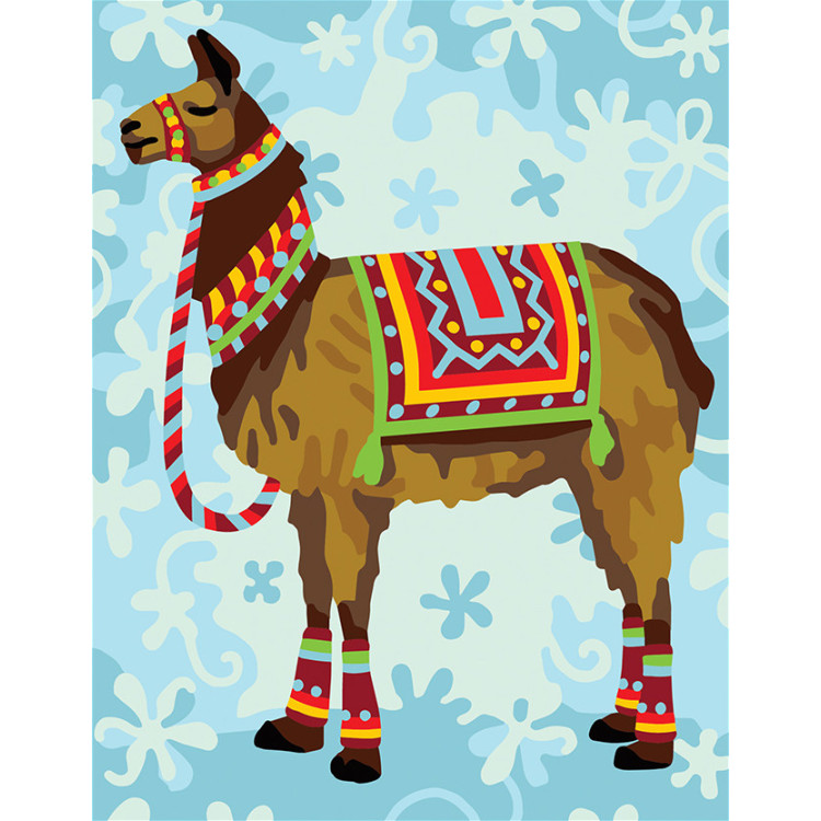 Bedruckte Leinwand 14x18 Lama1 CDA3339