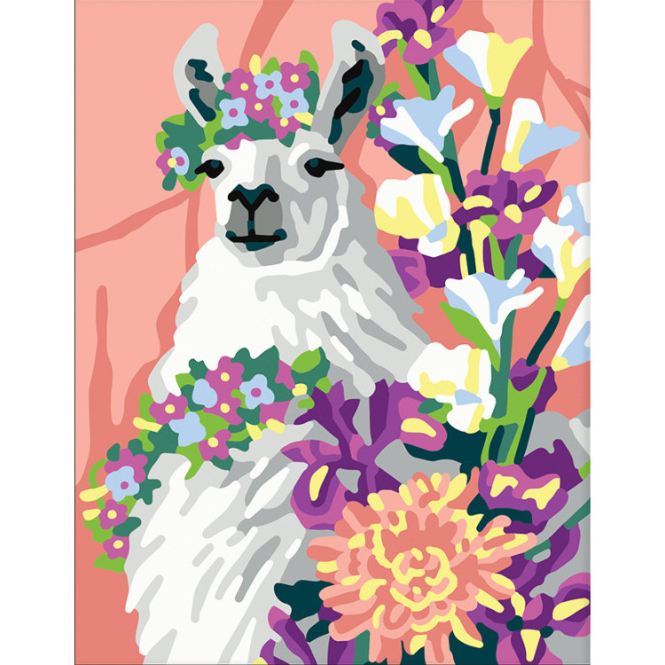 Bedruckte Leinwand 14x18 Lama2 CDA3340