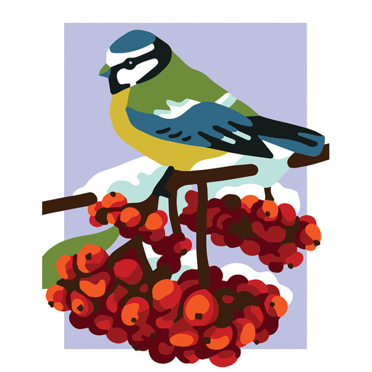 Atspausdintas drobės audinys 14x18 Zylė CDA3345