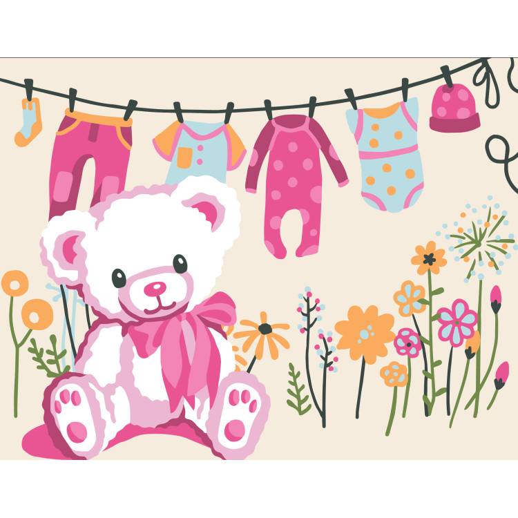 Printed Canvas 14x18 Congratulations on the girl! CDA3368