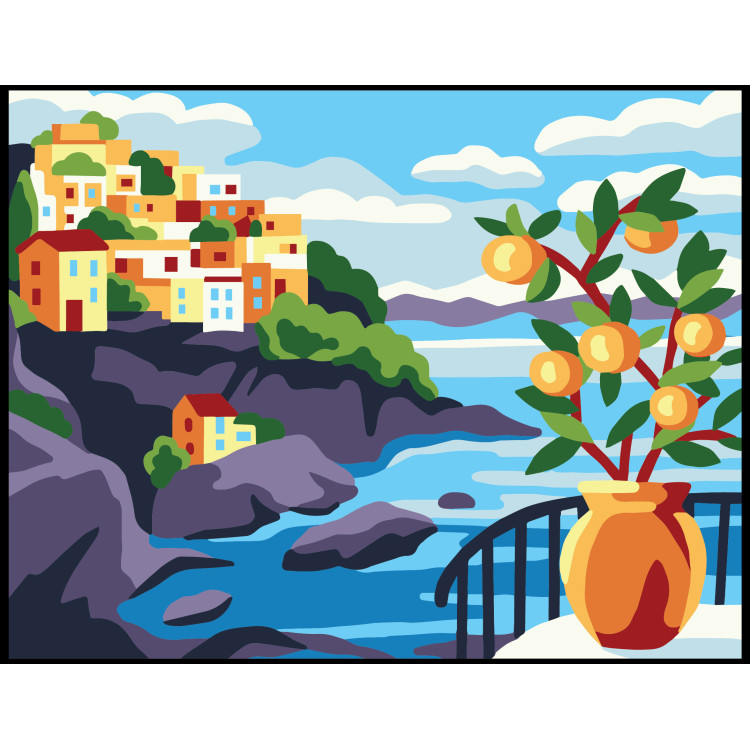 Printed Canvas 14x18 Sunny coast CDA3374