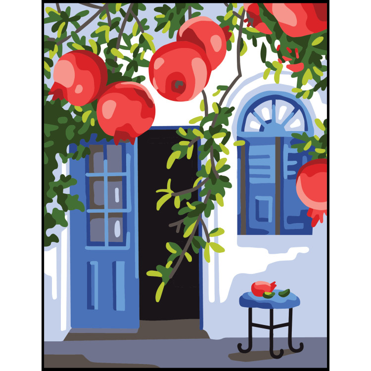 Печатное полотно 14x18 Гранатовая симфония CDA3386