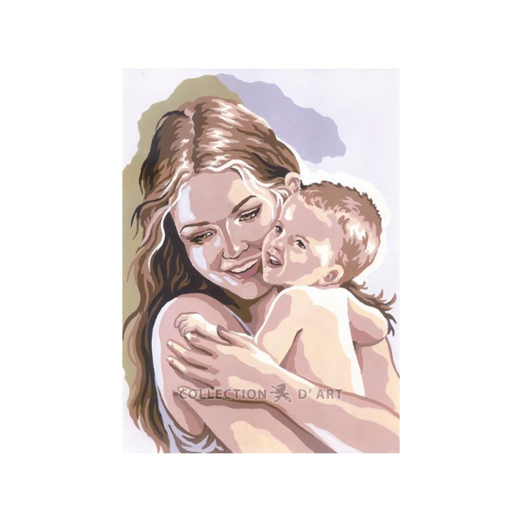 Bedruckte Leinwand 22x30 Mutter CDA6217