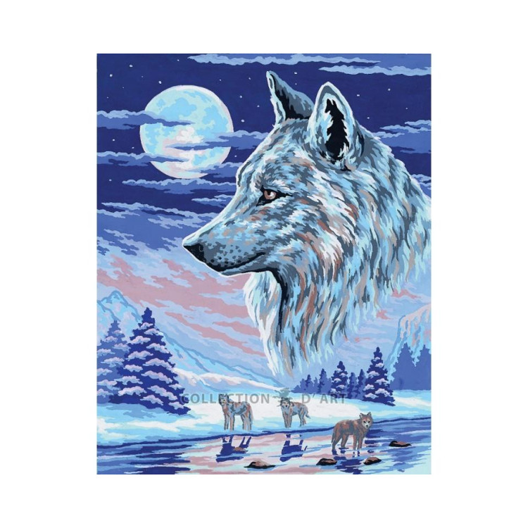 Printed Canvas 50x40 The Wolf Spirit CDA11408