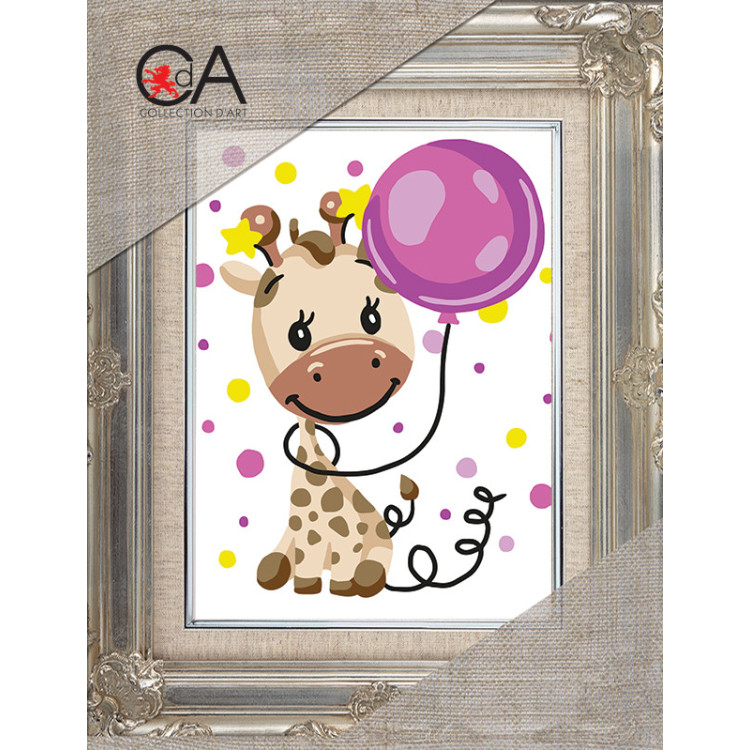 Gobelin-Set mit bedruckter Leinwand 14x18 Festliche Stimmung CDA3359K