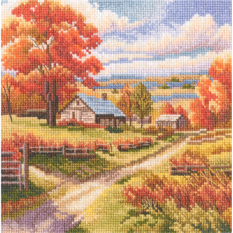 Cross-stitch kits "Colour of the sun" 15,5x15,5 cm RTOM1028