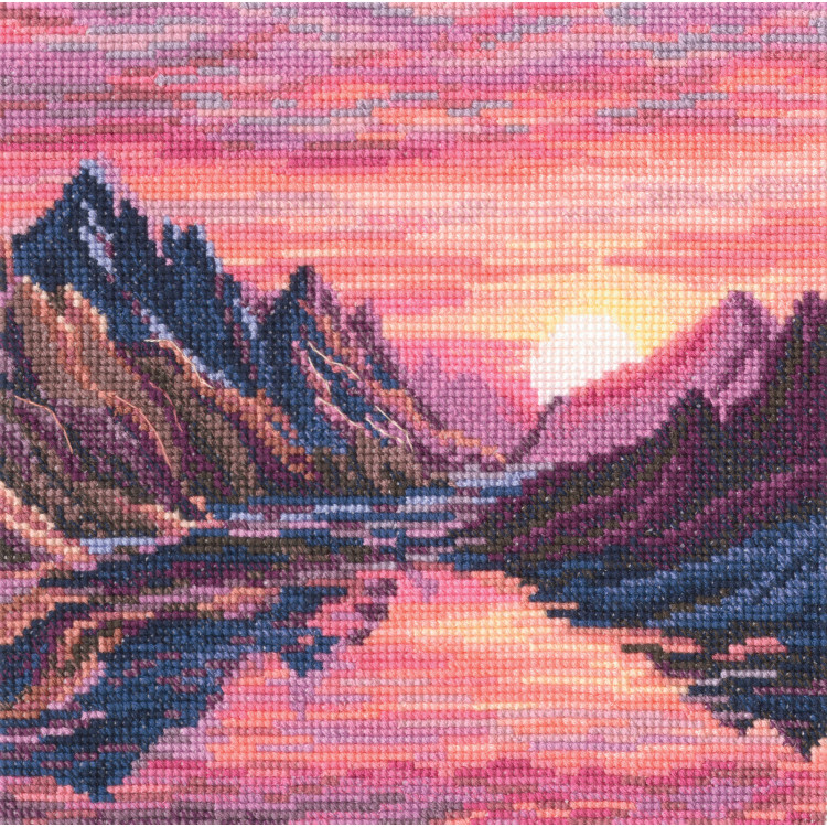 Kreuzstich-Sets "Farbe der Sonne" 15,5x15,5 cm RTOM1029